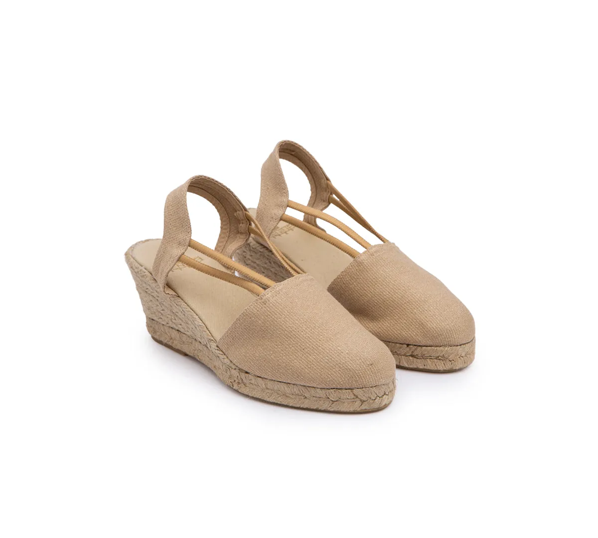 Barbate Sand Medium Wedge  Espadrille