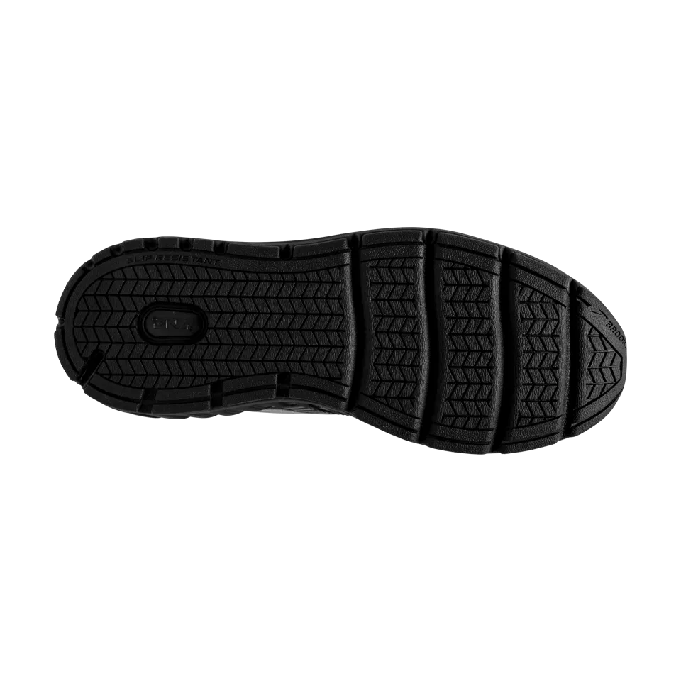 Brooks Men's Addiction Walker V-Strap 2 D Width Black/Black