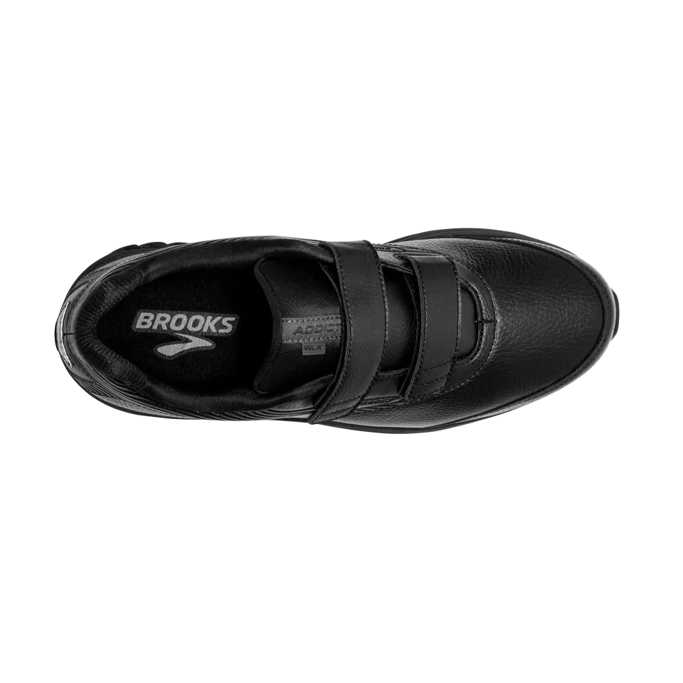 Brooks Men's Addiction Walker V-Strap 2 D Width Black/Black