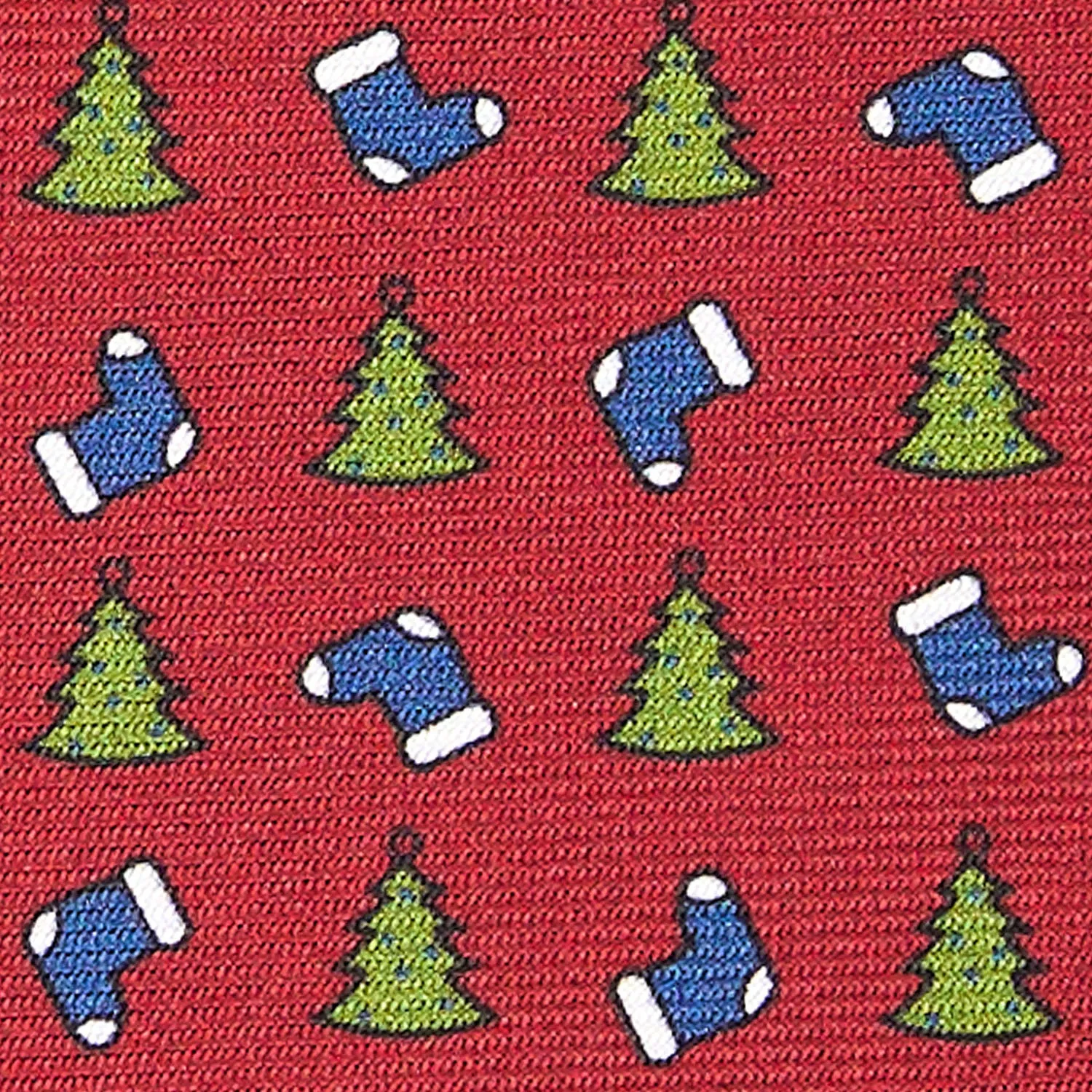 BURGUNDY SARTORIAL HOLIDAY SILK TIE