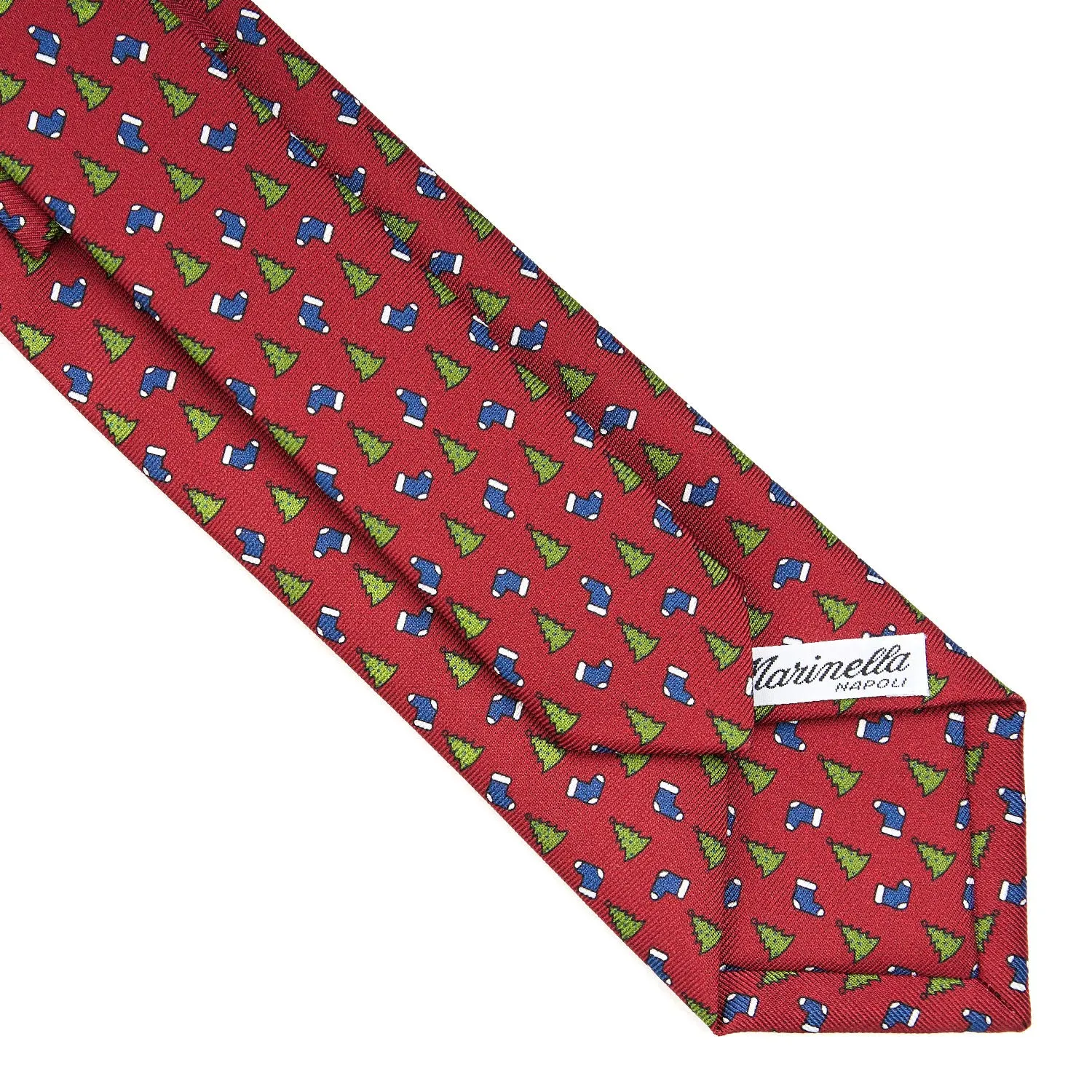 BURGUNDY SARTORIAL HOLIDAY SILK TIE