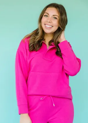 Carson LUX Pink Sweatshirt