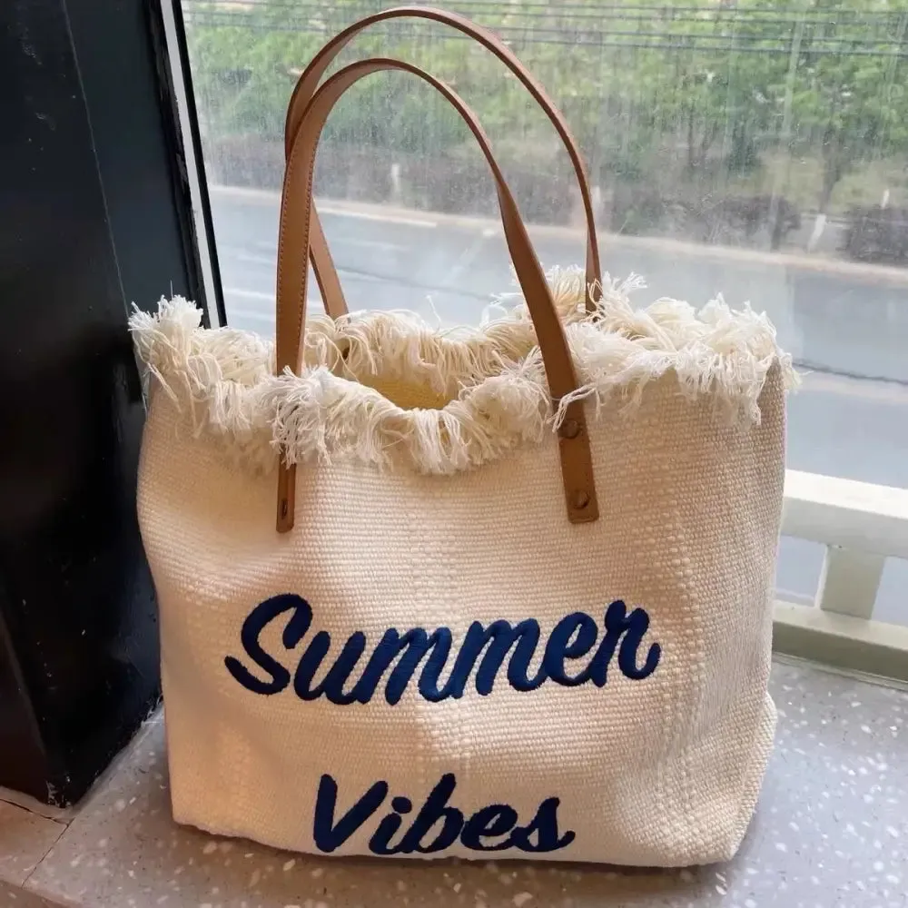 Casual Canvas Large Tote Bag  Stylish and Durable Everyday Accessory