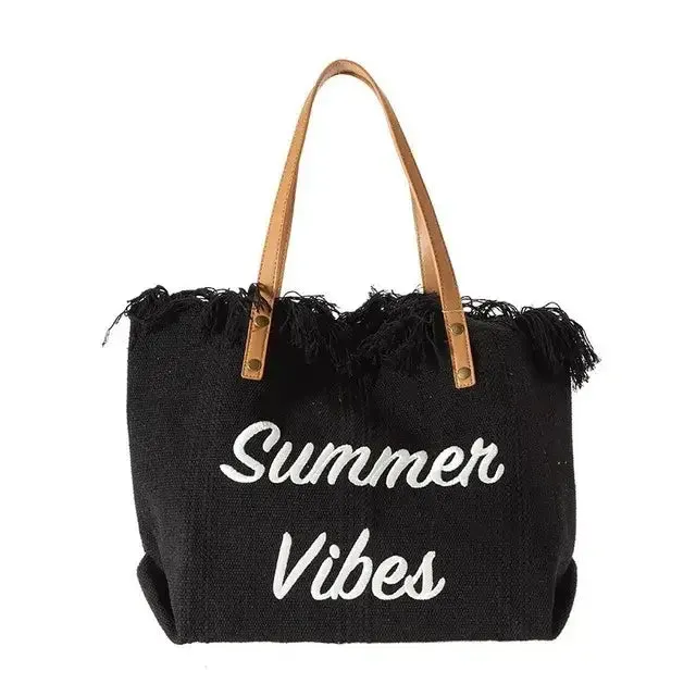 Casual Canvas Large Tote Bag  Stylish and Durable Everyday Accessory