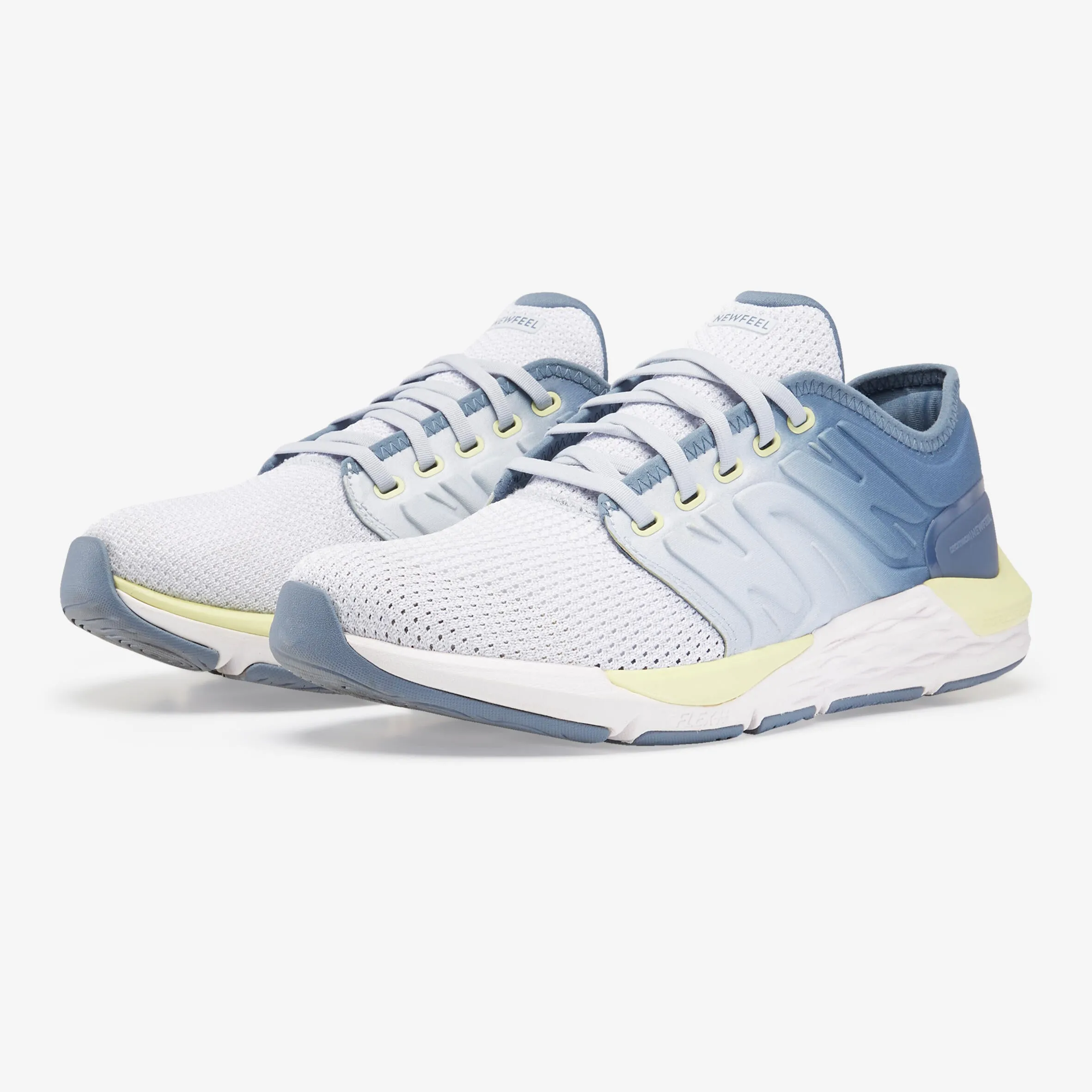 Casual shoes Walking Sportwalk Comfort blue/gray NEWFEEL blue grey/light grey/pastel yellow