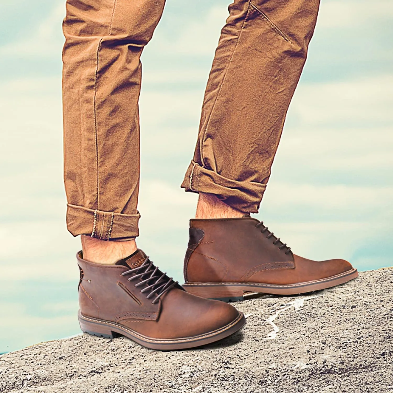 Chukka Boots Fashion and Comfort Casual Oxfords Ankle Lace Up Boot