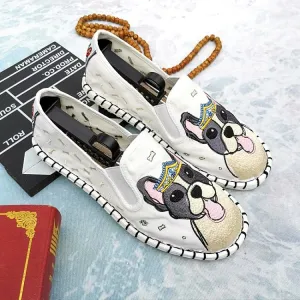 Dog Espadrilles Slip On Shoes