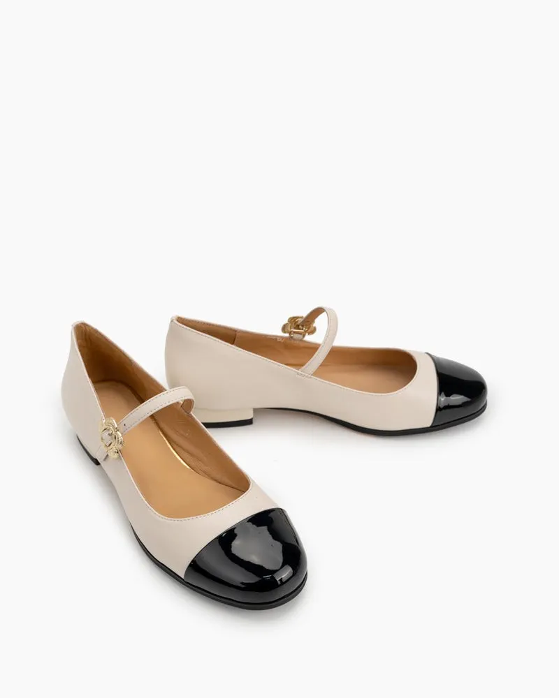 Dressy Comfortable Round Toe Slip on Ballet Mary Jane Flat Loafers