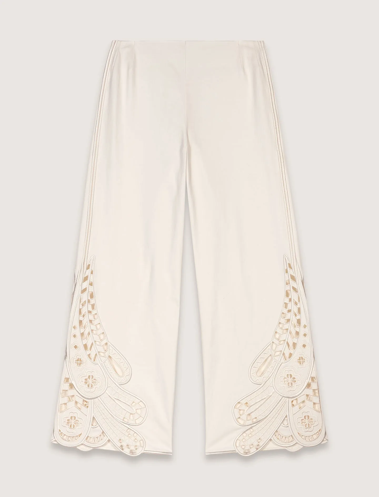Embroidered trousers
