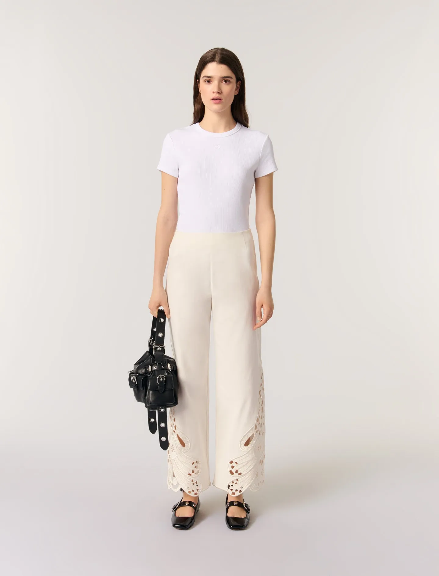 Embroidered trousers