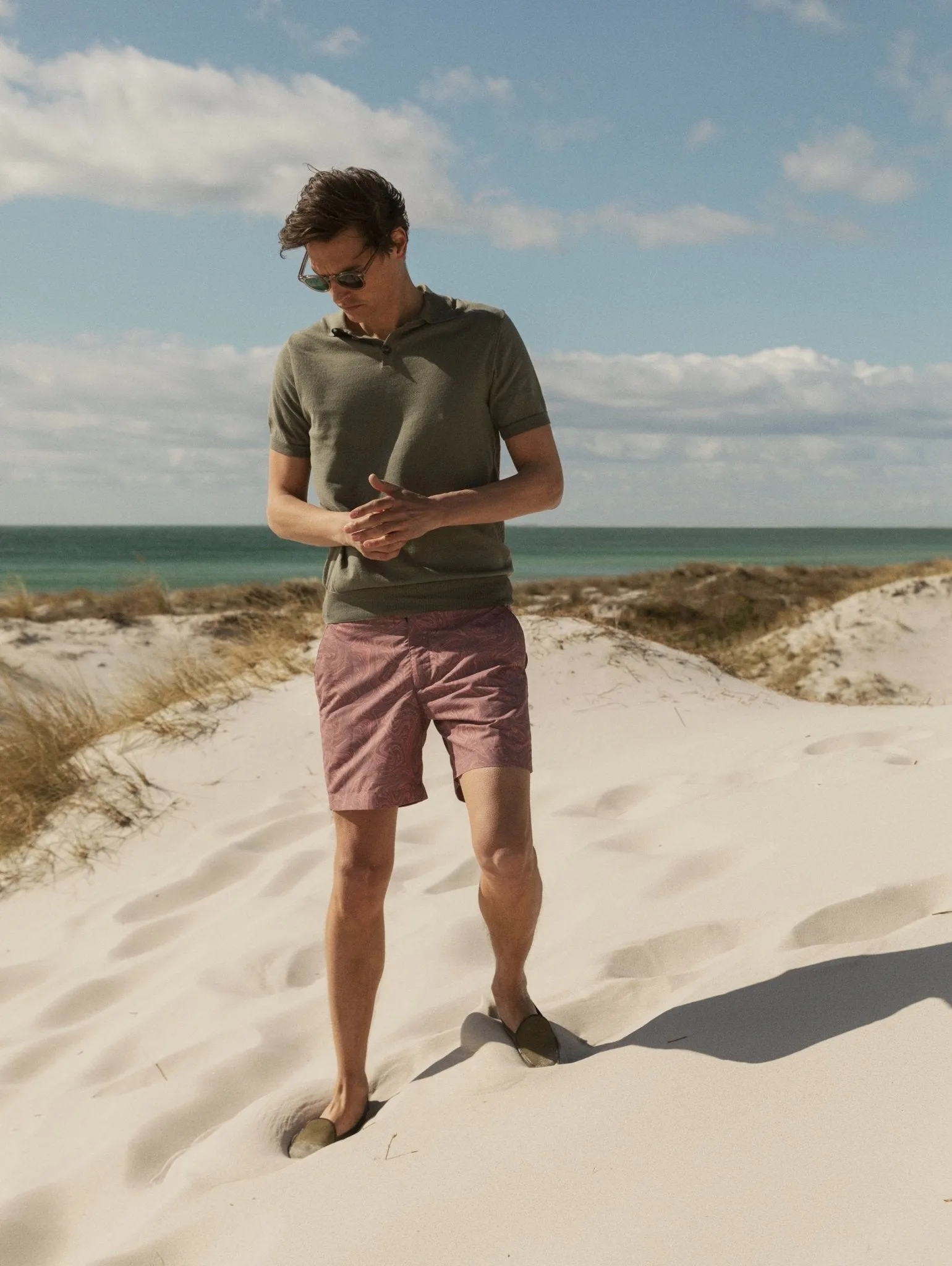 Espadrilles Belgian Loafer Style Olive Suede