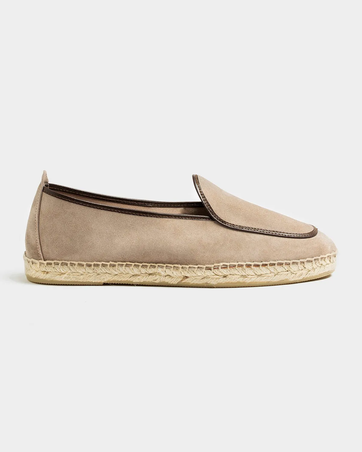 Espadrilles Belgian Loafer Style Sand Suede