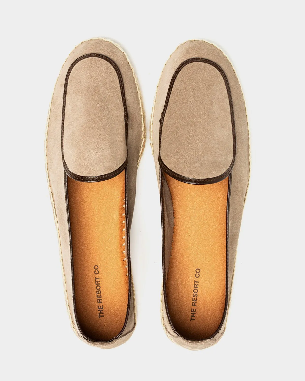 Espadrilles Belgian Loafer Style Sand Suede