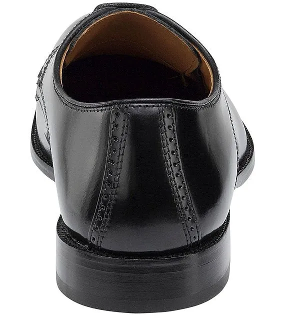 Johnston & Murphy Shoes Men's Bradford Cap Toe Black 15-1771