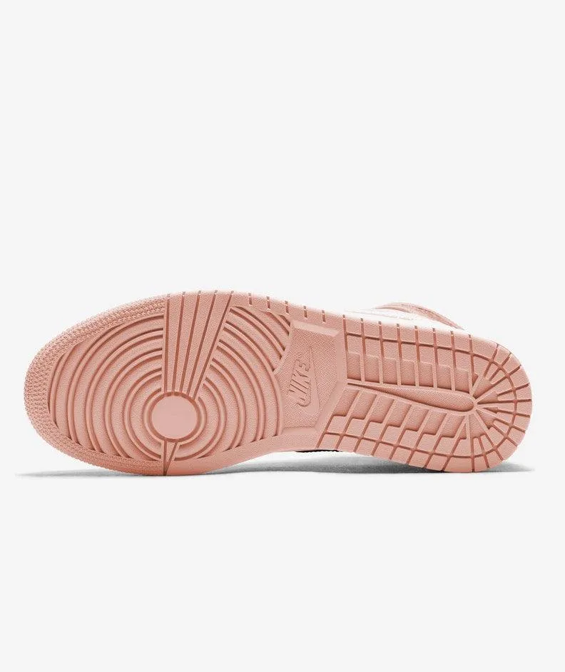 Jordan 1 Mid Arctic Orange Black Toe 'Crimson Tint'