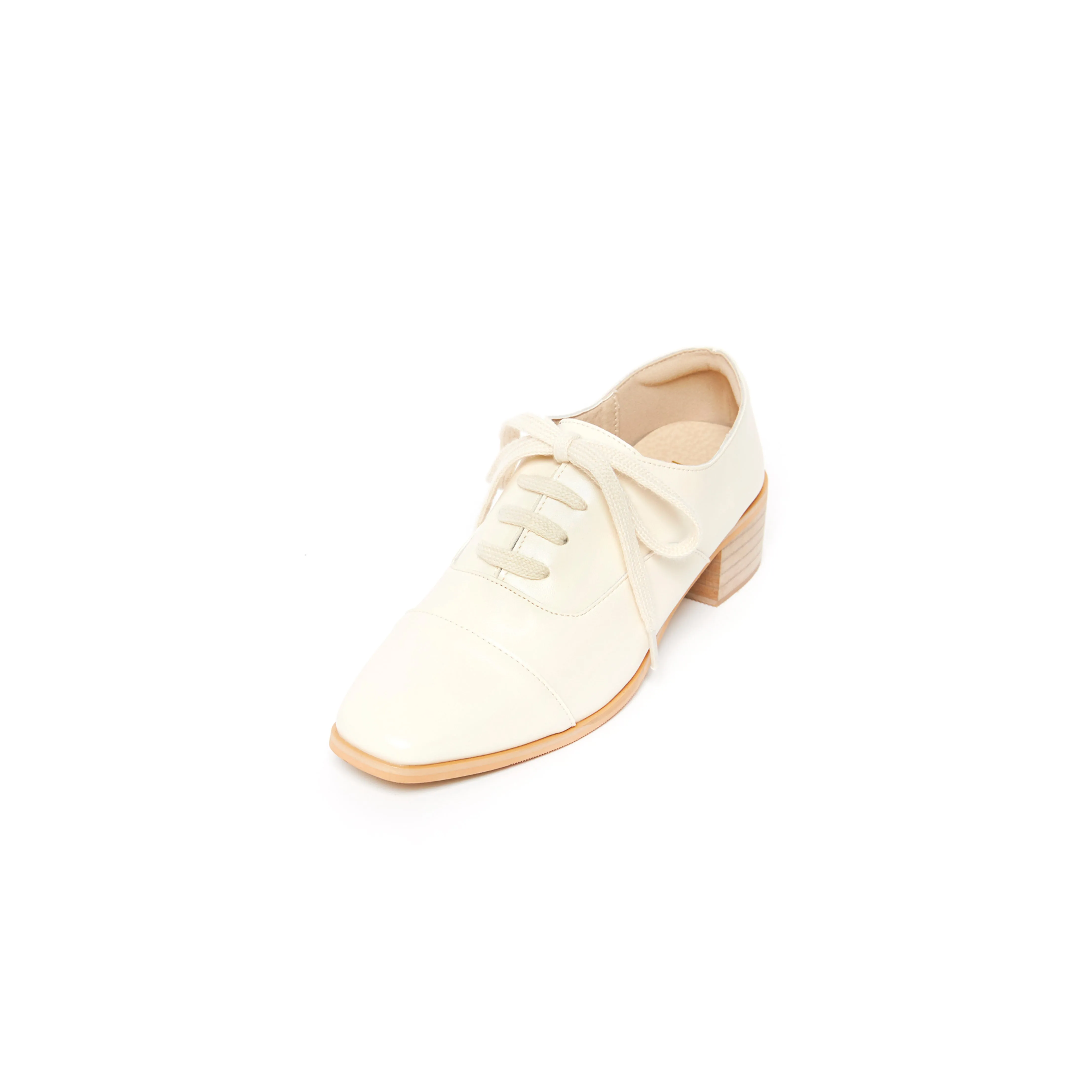 Kiff Laces Oxfords - Beige ( BEI )
