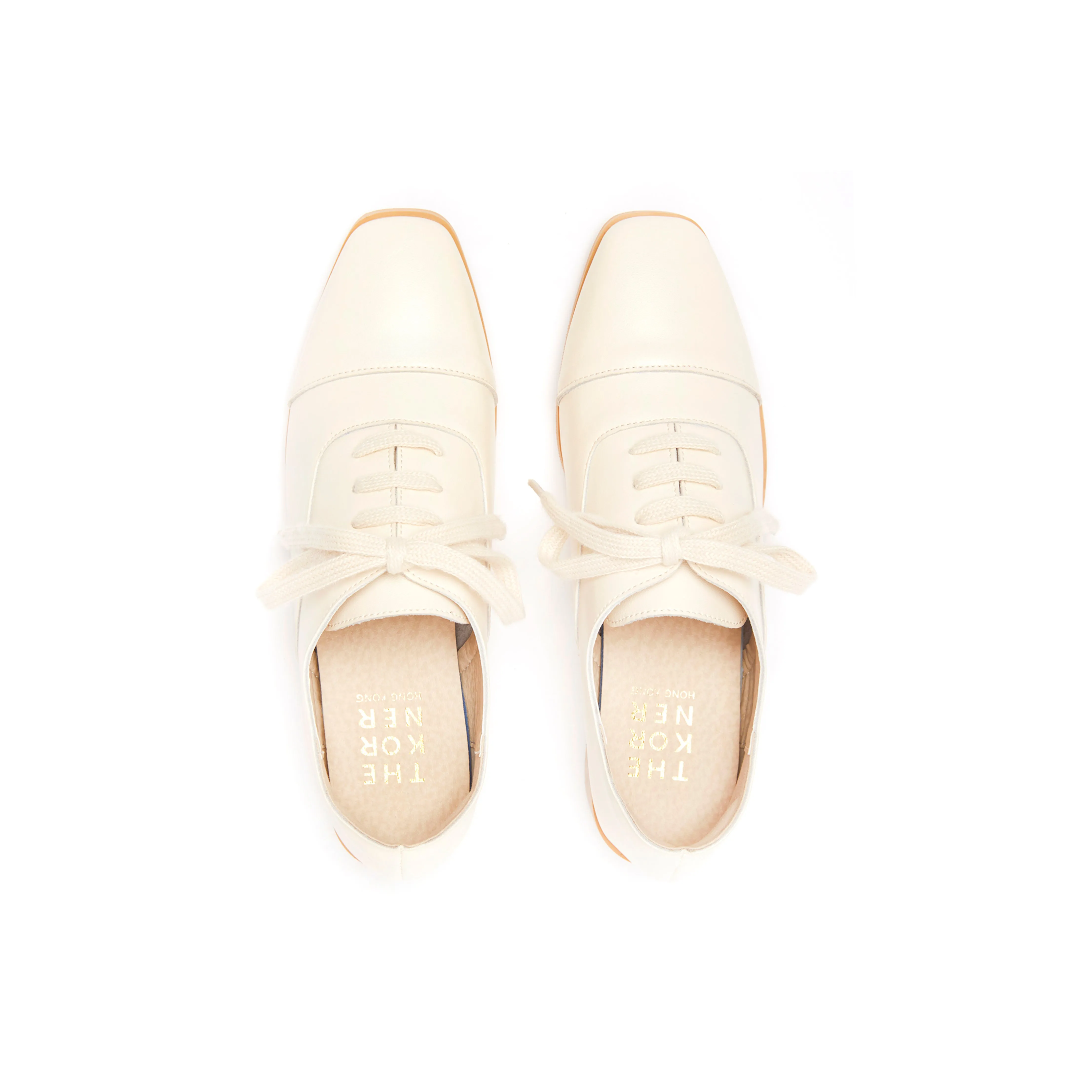 Kiff Laces Oxfords - Beige ( BEI )
