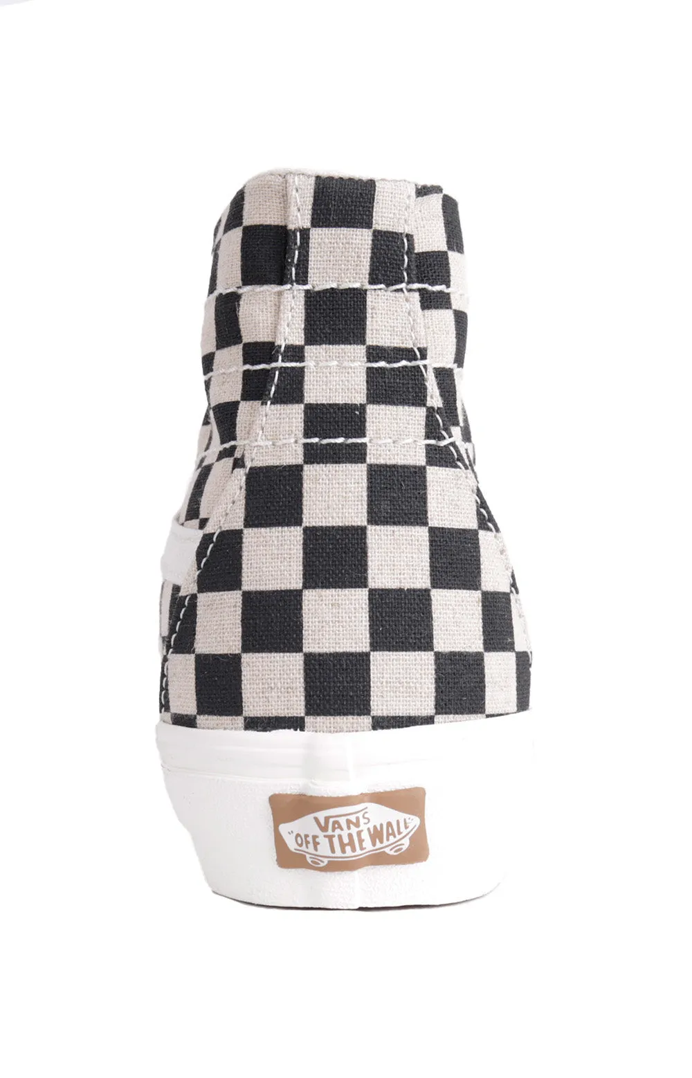 (KRU705) Eco Theory Sk8-Hi Tapered Shoes - Checkerboard