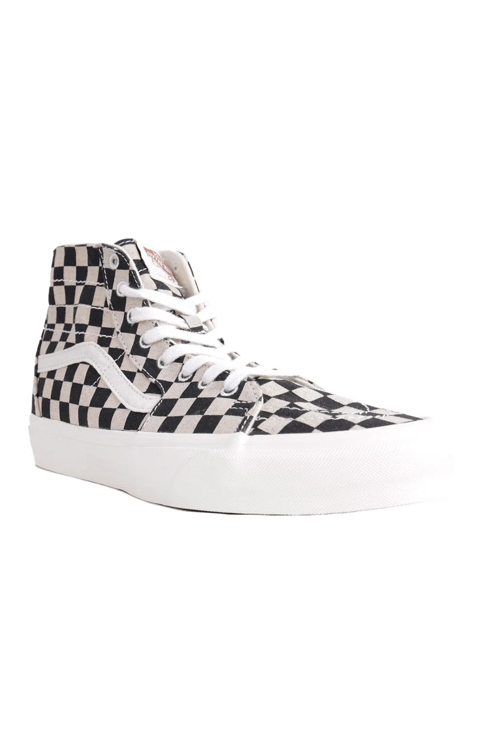 (KRU705) Eco Theory Sk8-Hi Tapered Shoes - Checkerboard