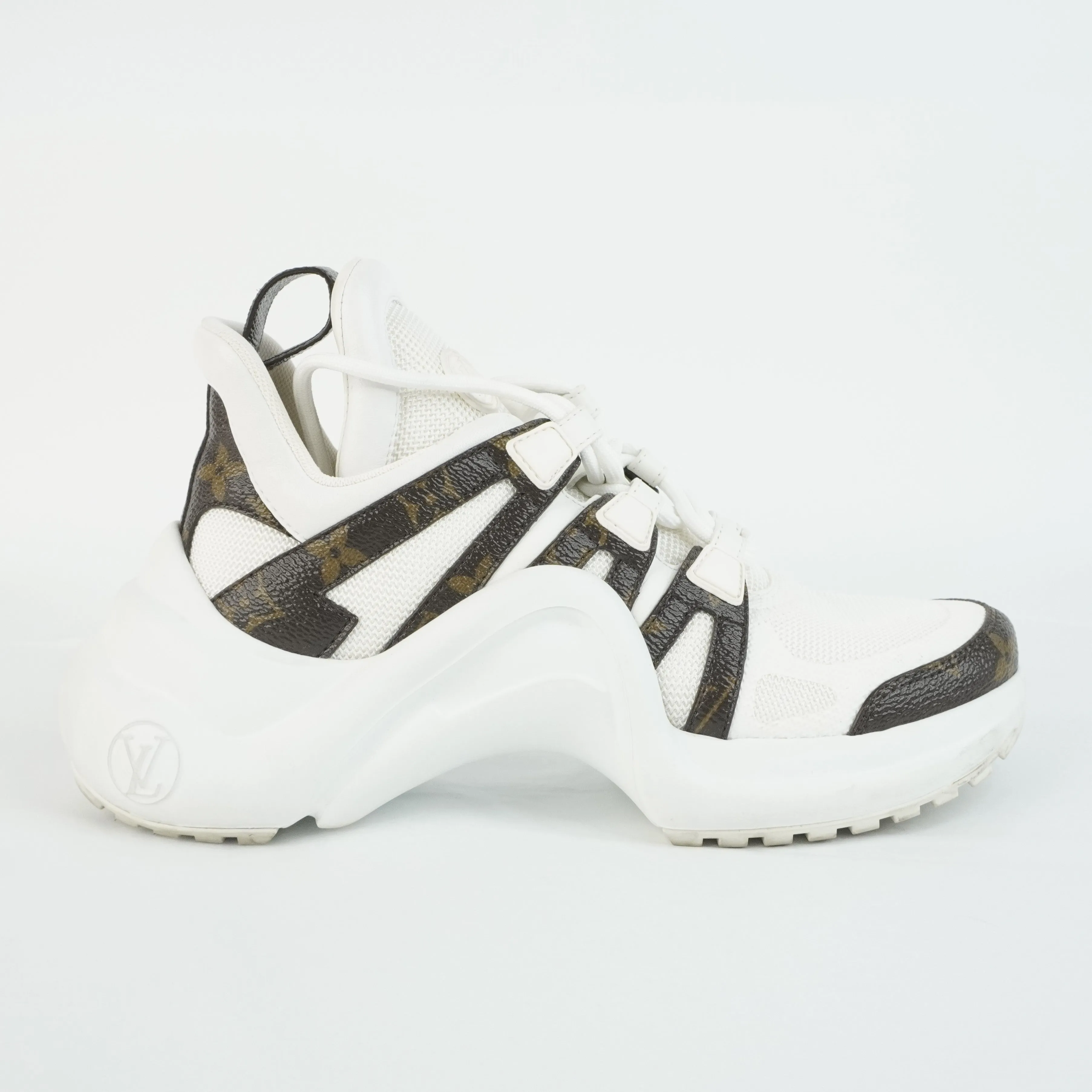 Louis Vuitton Patent Monogram Archlight Sneaker 35.5
