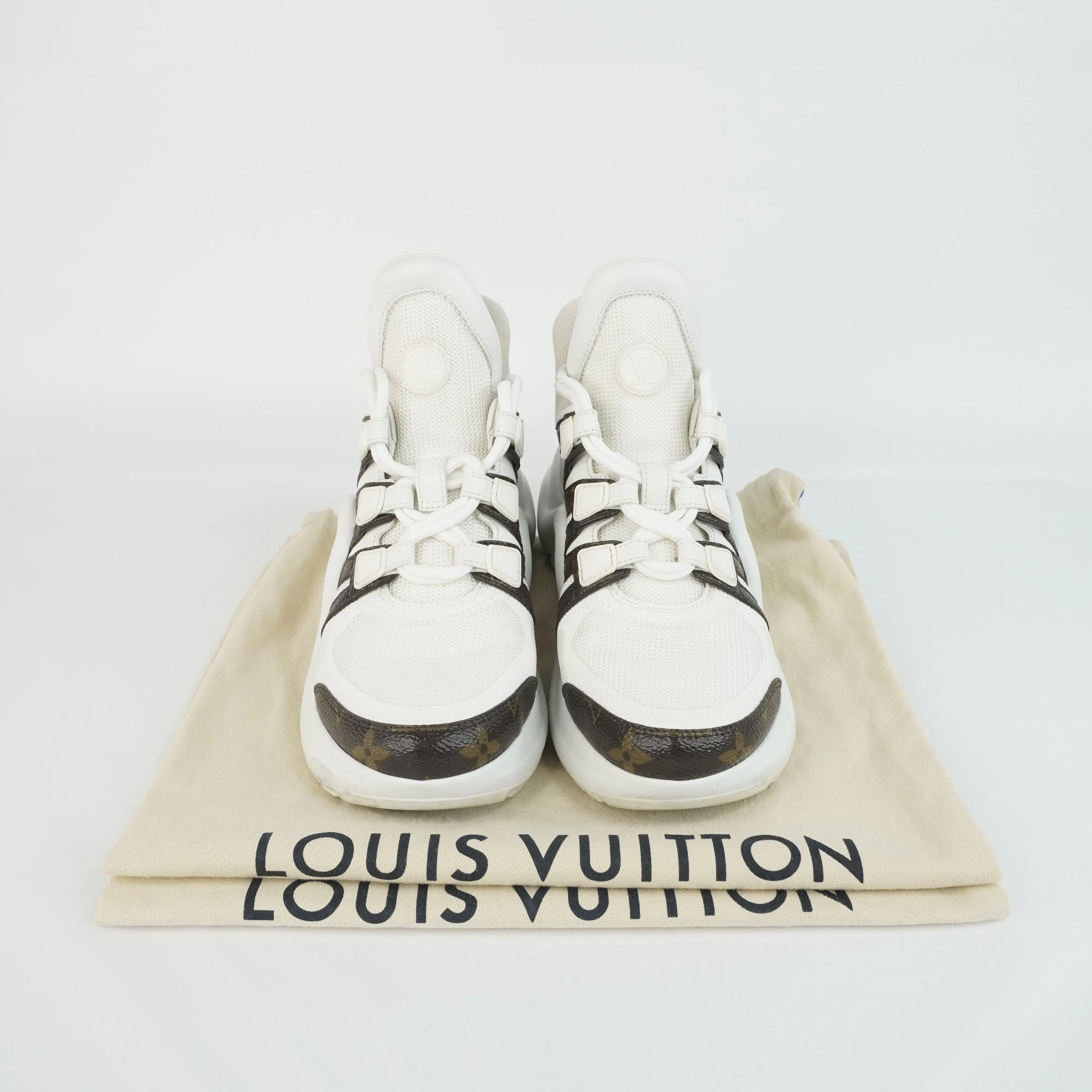 Louis Vuitton Patent Monogram Archlight Sneaker 35.5