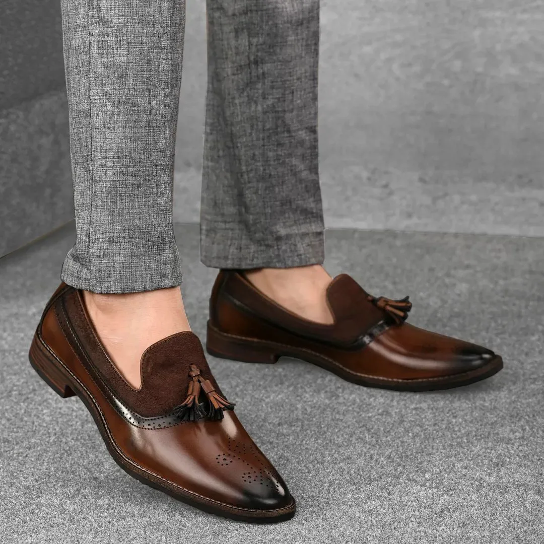 Men Stylish Tassel Moccasin