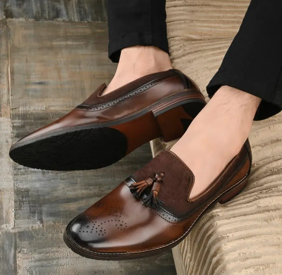 Men Stylish Tassel Moccasin