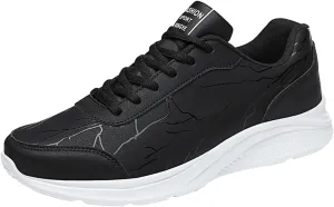 Men's Athletic Running Shoes Comfortable Breathable Stretch Canvas Slip On Sneaker Men's Business Casual Shoes