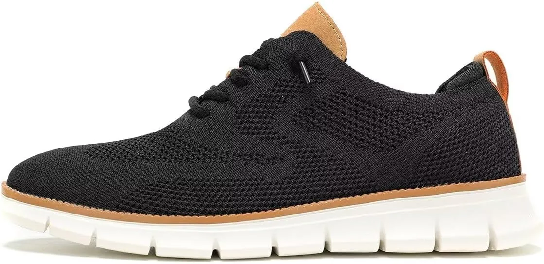 Men's Casual Dress Shoes Fashion Walking Sneakers Mesh Business Oxfords Work Lightweight Soft Sole