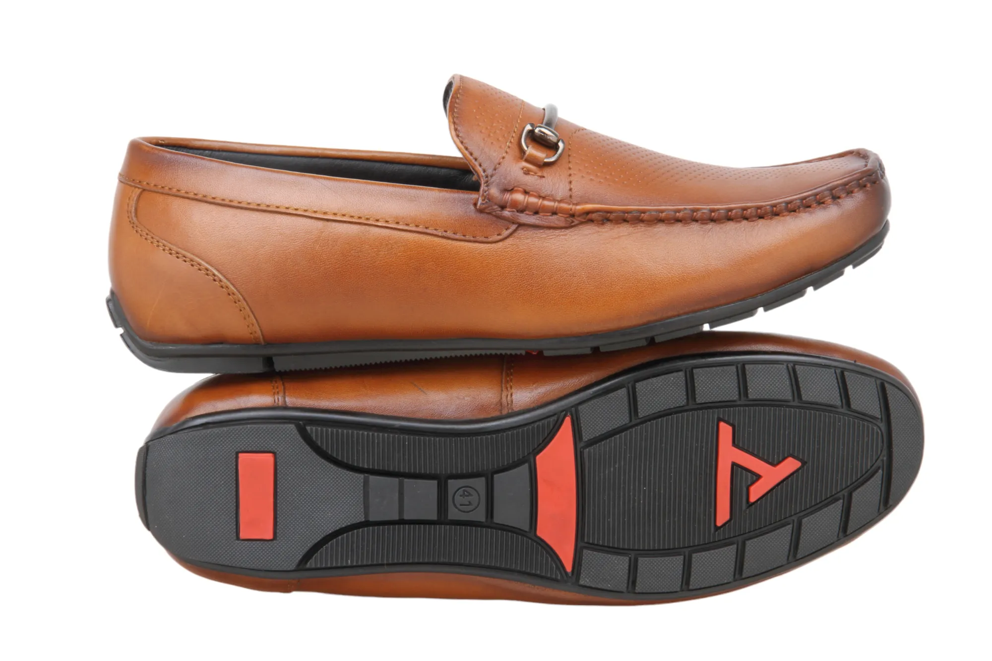Mens leather loafer shoe 998010
