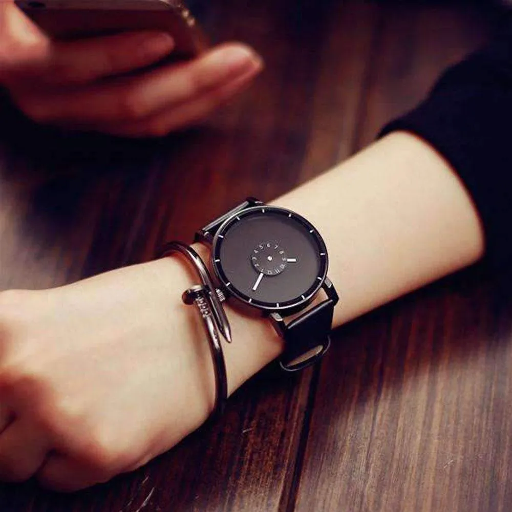 Minimalist Leather Watch  - Good choice for Your a Casual Look