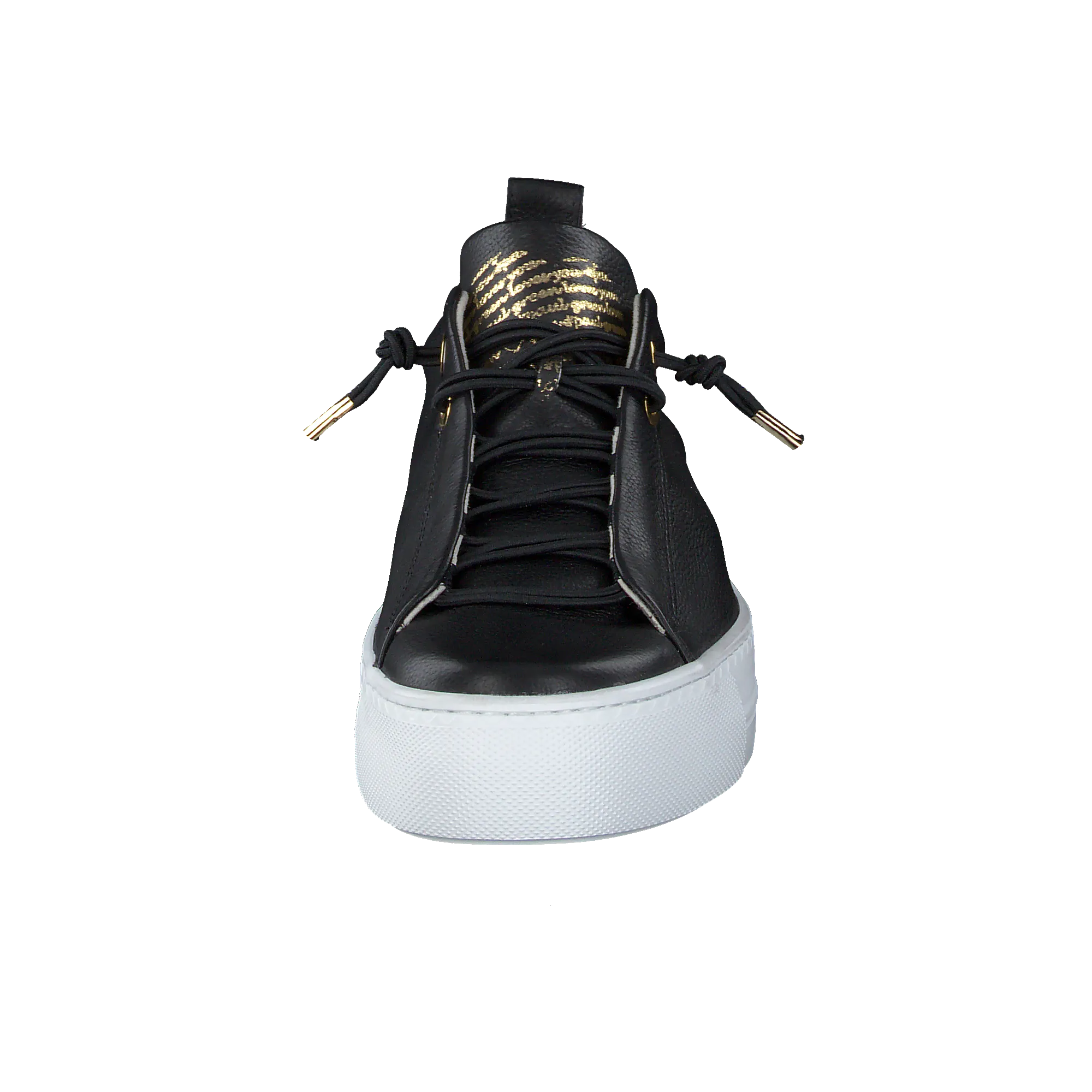 PAUL GREEN 5017  Black leather chunky sole  trainer