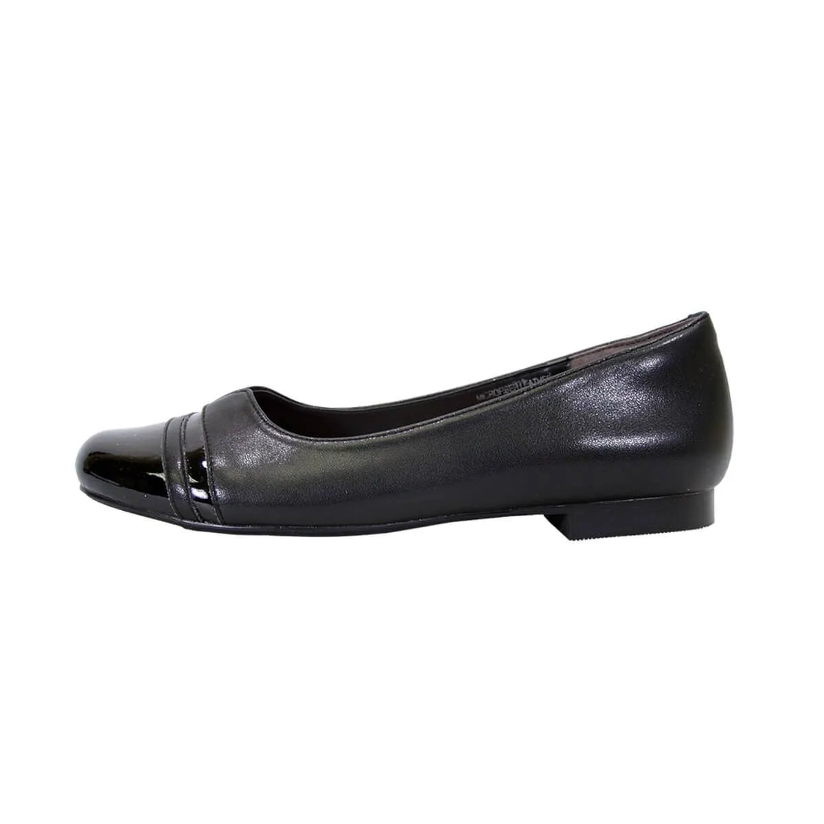 PEERAGE Marina Women's Wide Width Leather Flats