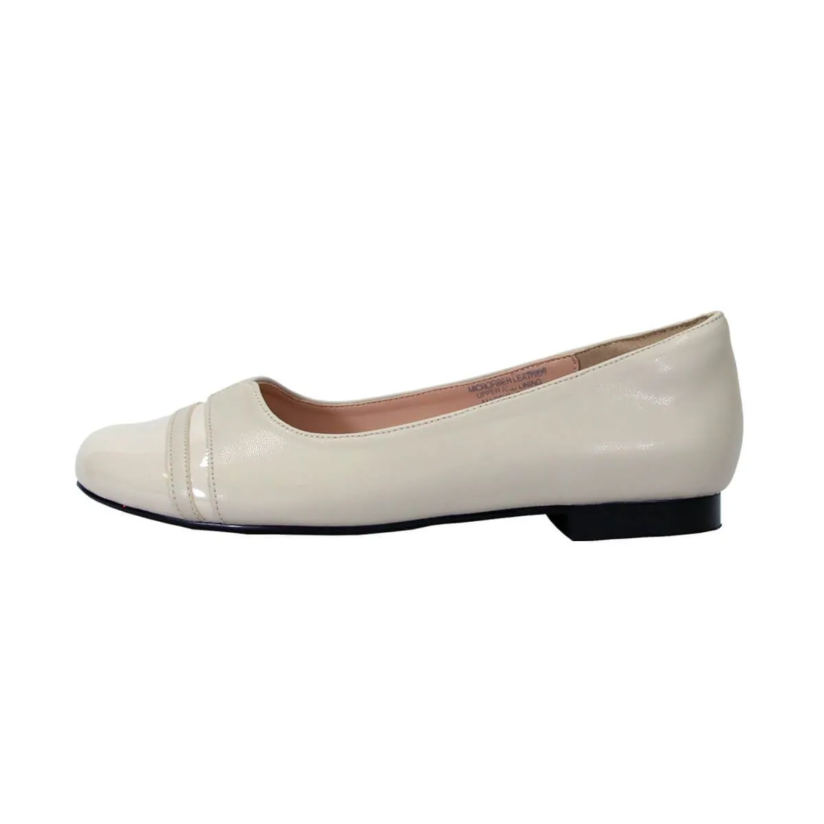 PEERAGE Marina Women's Wide Width Leather Flats