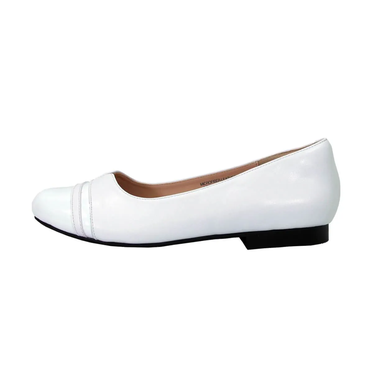 PEERAGE Marina Women's Wide Width Leather Flats