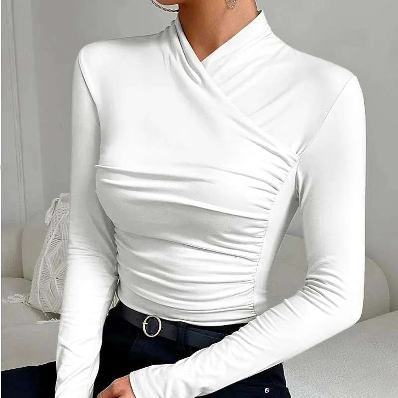 QUINN - CROSS NECK TOP