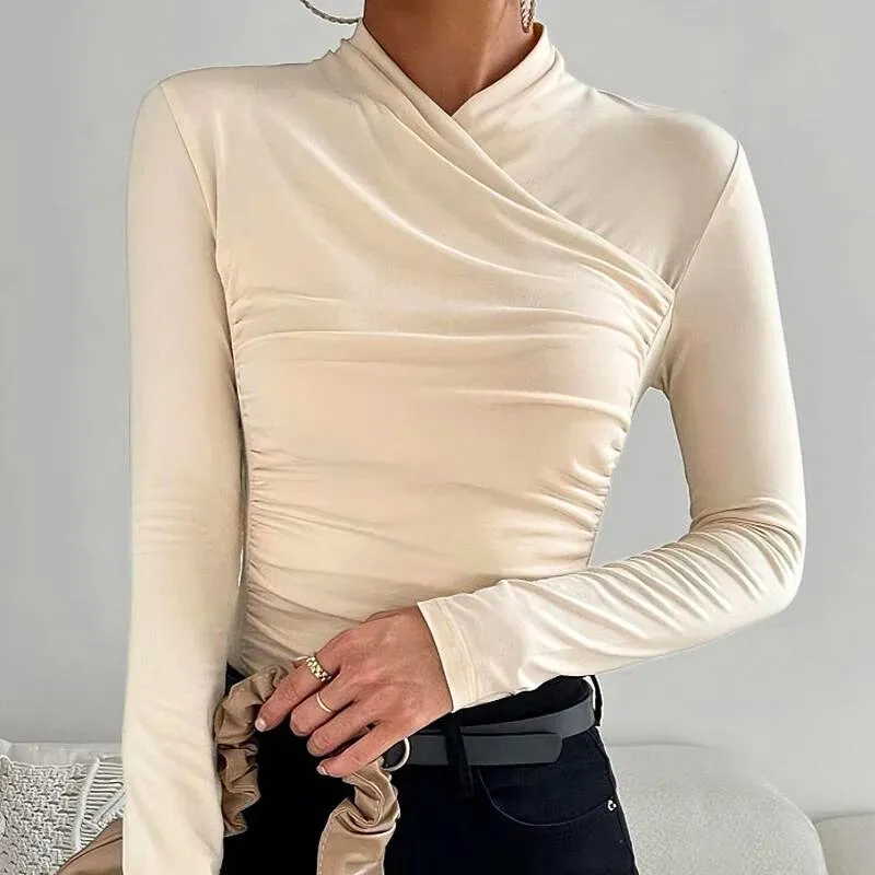 QUINN - CROSS NECK TOP
