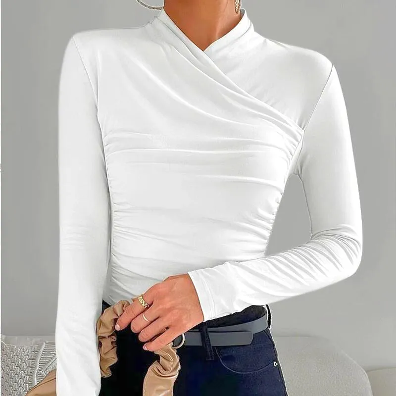 QUINN - CROSS NECK TOP
