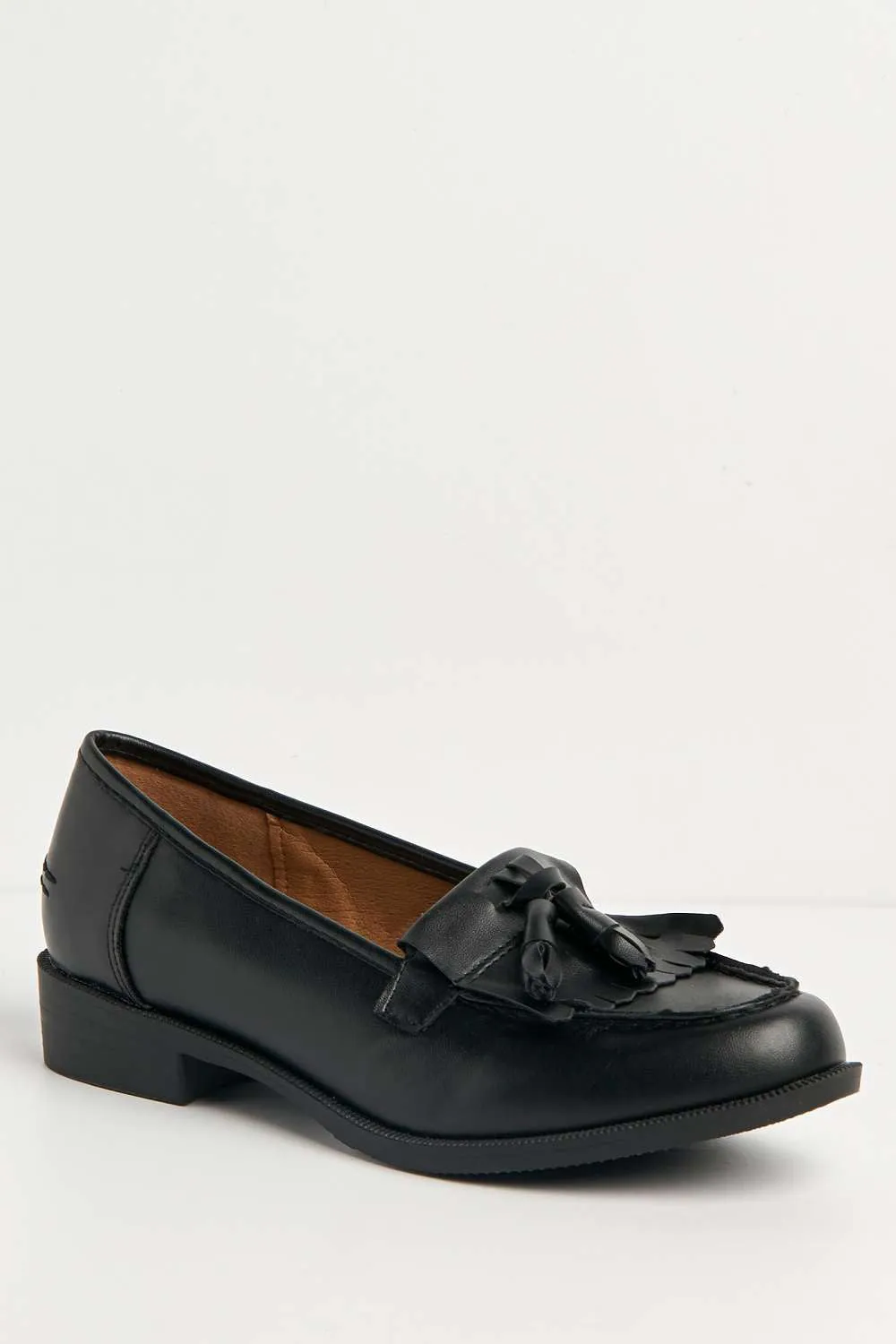 Radley Flat Fringe Toggle Loafer in Black Matt