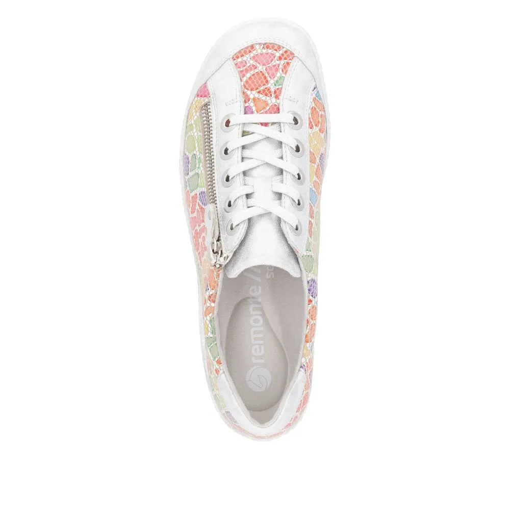 Remonte Womens Wide Trainers - Metallic