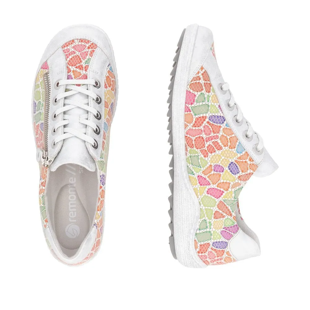 Remonte Womens Wide Trainers - Metallic