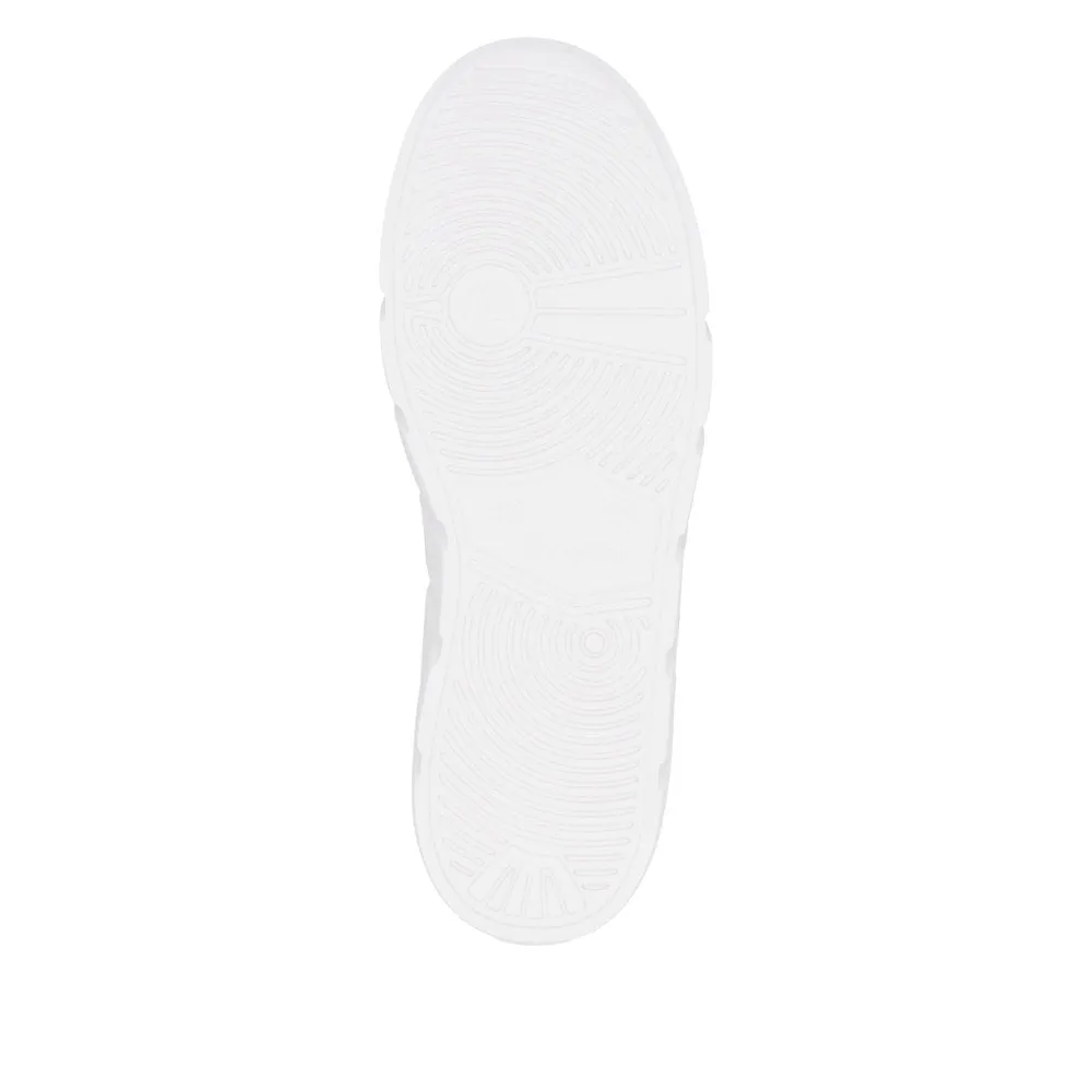 Rieker Womens Evolution Leather Trainers - White