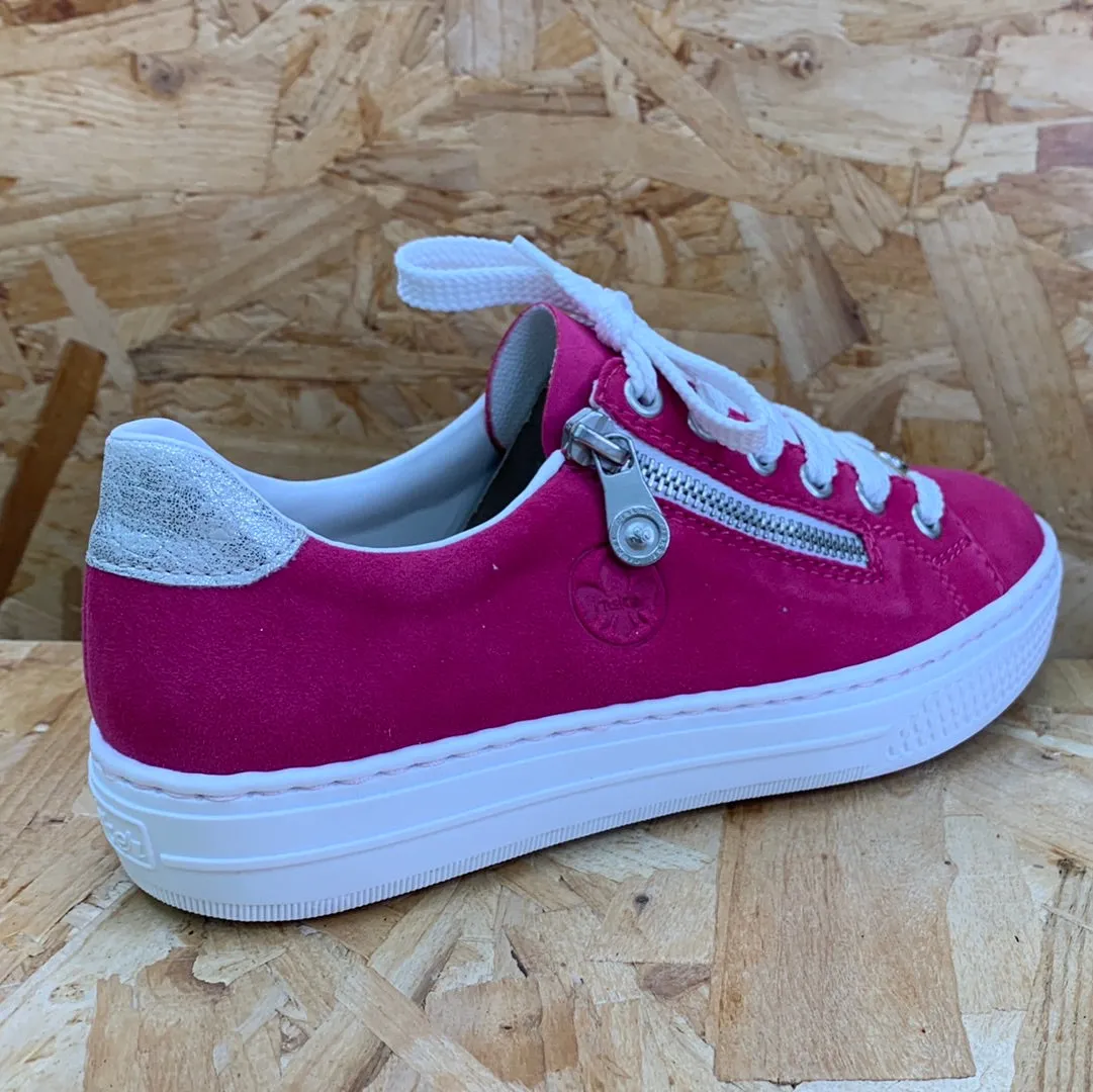 Rieker Womens Fashion Trainers - Pink
