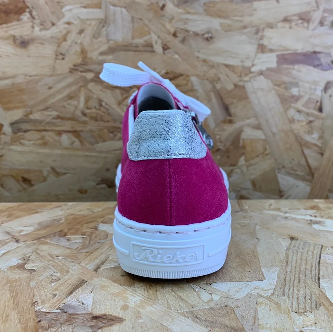 Rieker Womens Fashion Trainers - Pink