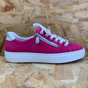 Rieker Womens Fashion Trainers - Pink