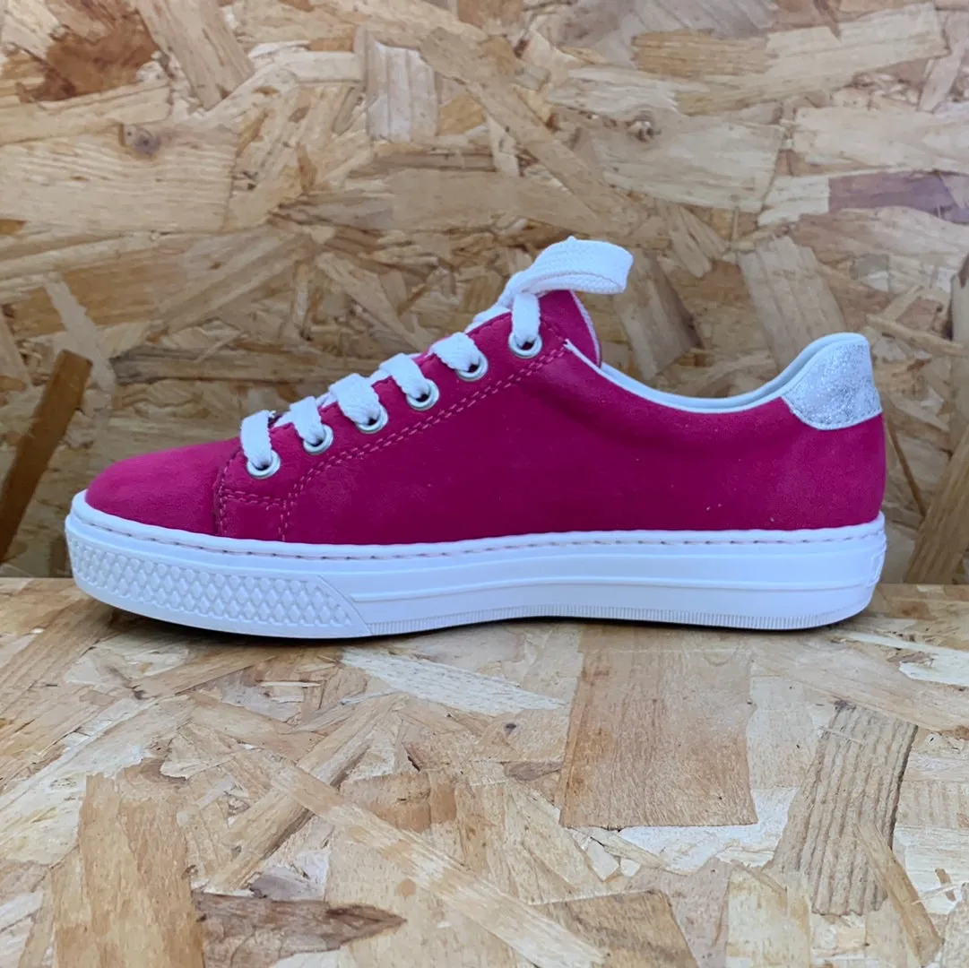 Rieker Womens Fashion Trainers - Pink