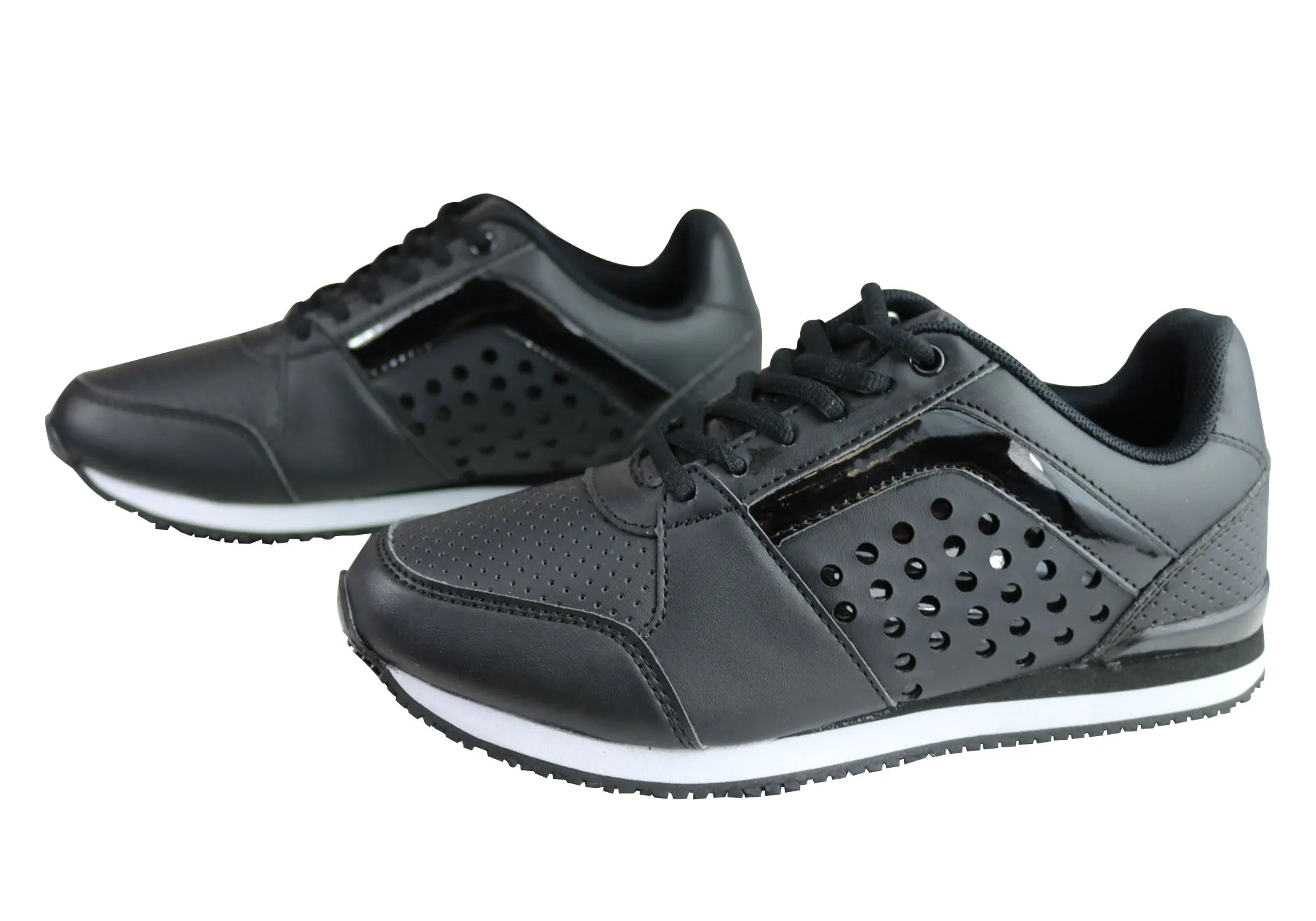 Scholl Orthaheel Venus Womens Comfort Supportive Lace Up Casual Shoes