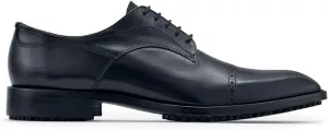 Shoes for Crews Dress Shoes for Men, Mens Oxfords, Zapatos De Vestir para Hombre, Slip Resistant, Safety, Brown or Black