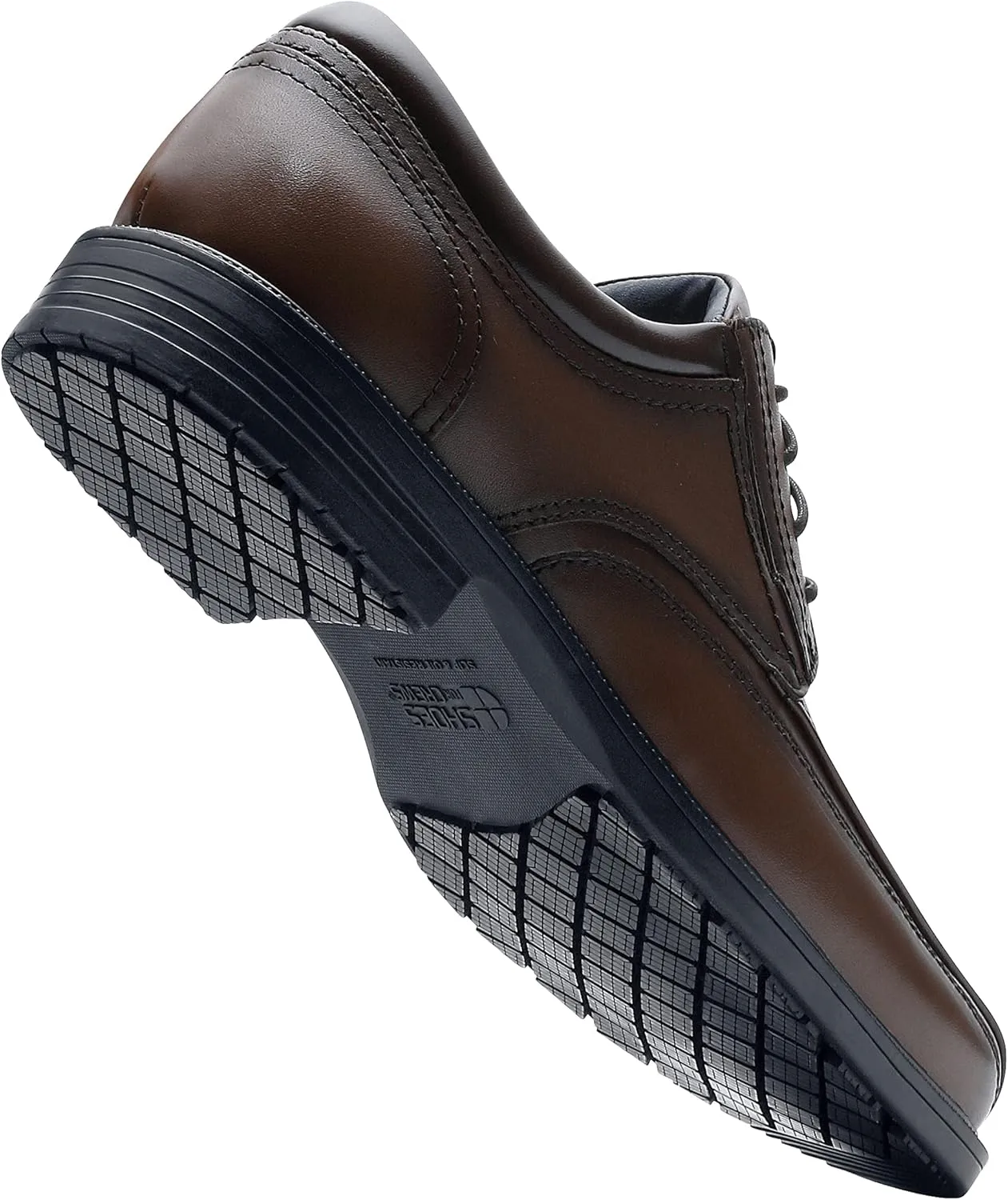 Shoes for Crews Dress Shoes for Men, Mens Oxfords, Zapatos De Vestir para Hombre, Slip Resistant, Safety, Brown or Black