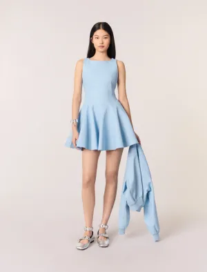 Short flared cotton dress